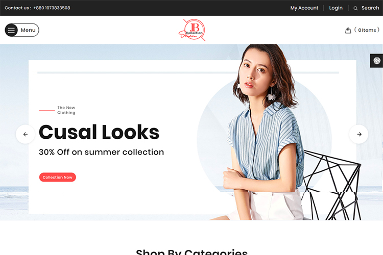 JB Collection Fashion OpenCart Template